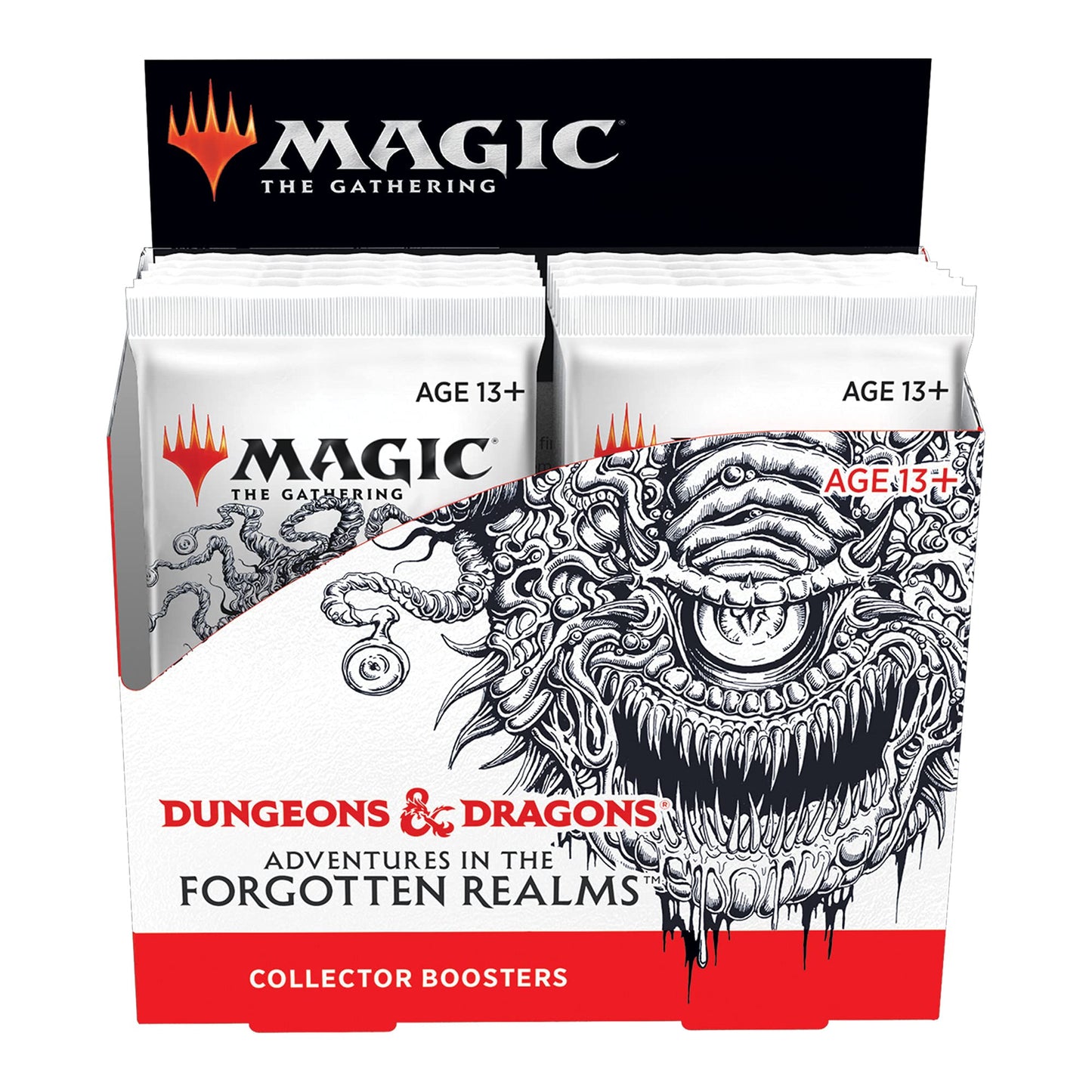 Magic: The Gathering Adventures in the Forgotten Realms Collector Booster Box | 12 Packs (180 Magic Cards)