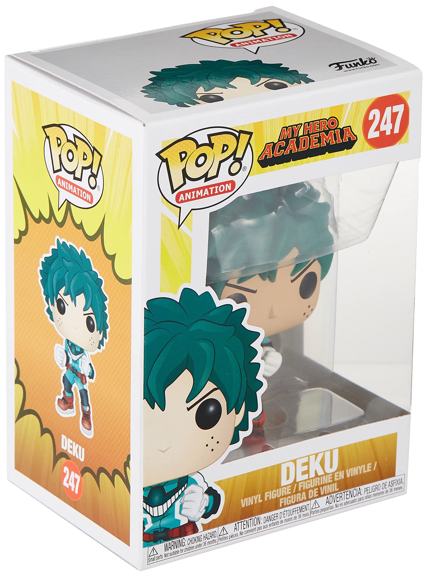 Funko POP Anime My Hero Academia Deku Action Figure,Multicolor