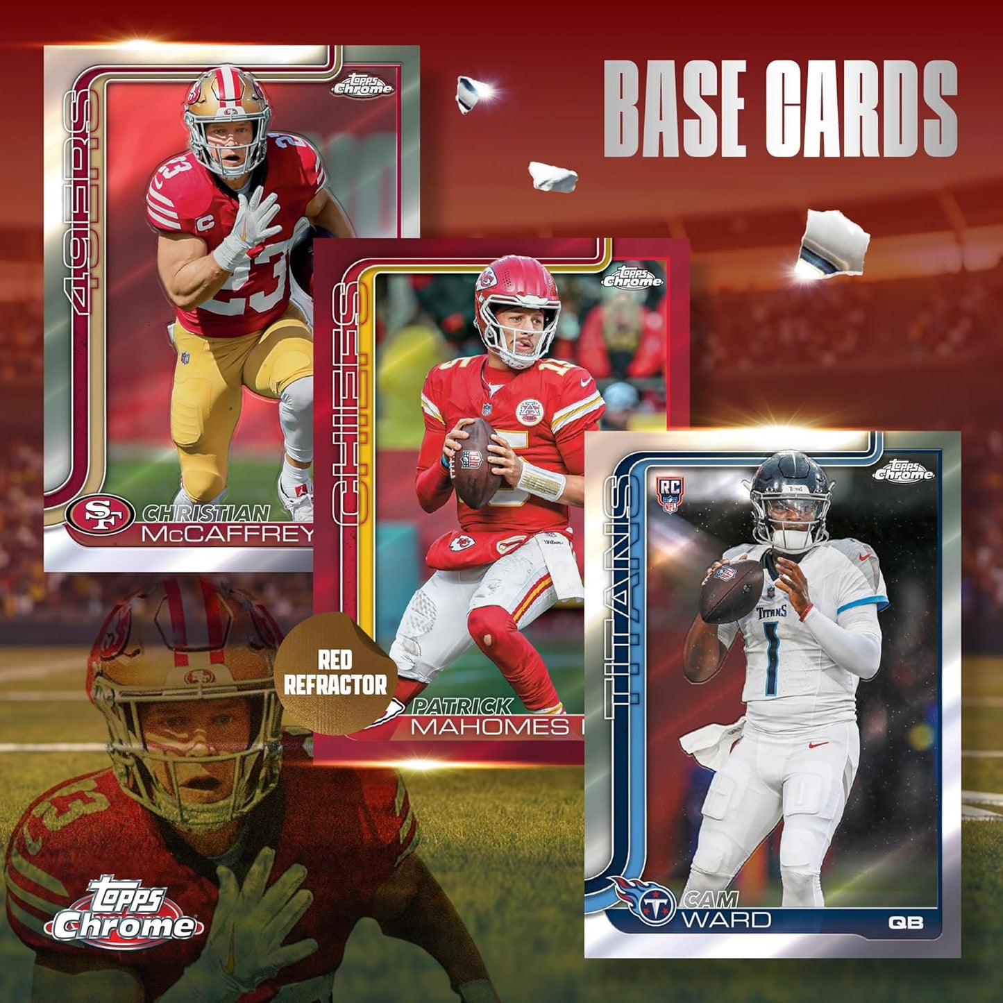2025 Topps Chrome Football Mega Box