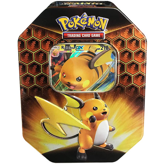 Pokemon TCG: Sun & Moon Hidden Fates - Raichu-GX Collector's Tin