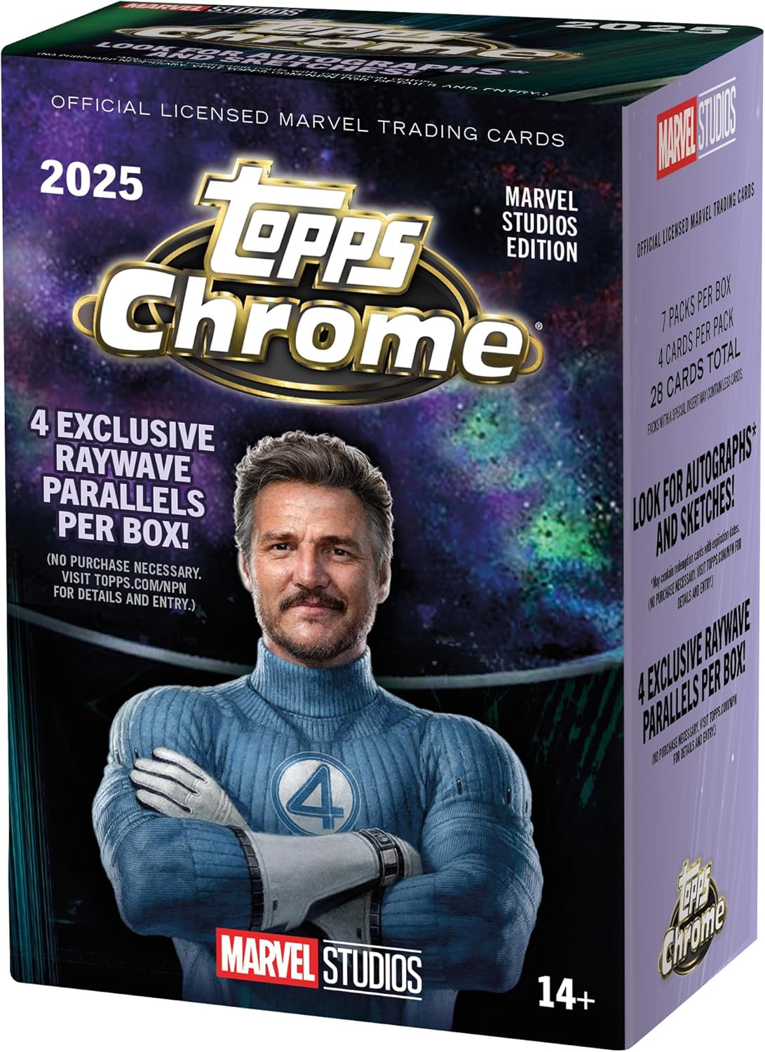 2025 Topps Marvel Studios Chrome Value Blaster Box