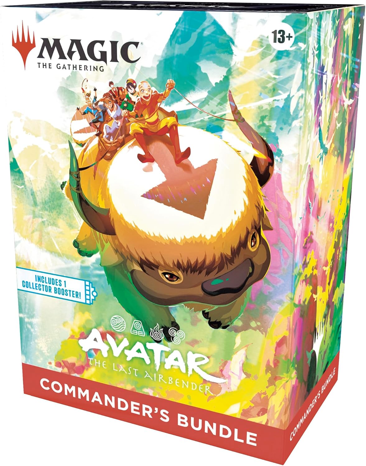 Magic: The Gathering Avatar: The Last Airbender Commander’s Bundle - Includes 1 Collector Booster, 9 Play Boosters, 5 Borderless Cards, 30 Lands + Exclusive Accessories - Presale Ships 11/21/2025
