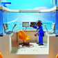 PLAYMOBIL City Action 71153 Airport with Airplane, Includes Toy Plane with Detachable Roof, Toys for Children Ages 4 and Up