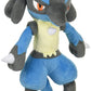 Sanei Pokemon All Star Series Lucario Stuffed Plush, 12", Black, Blue (PP12)