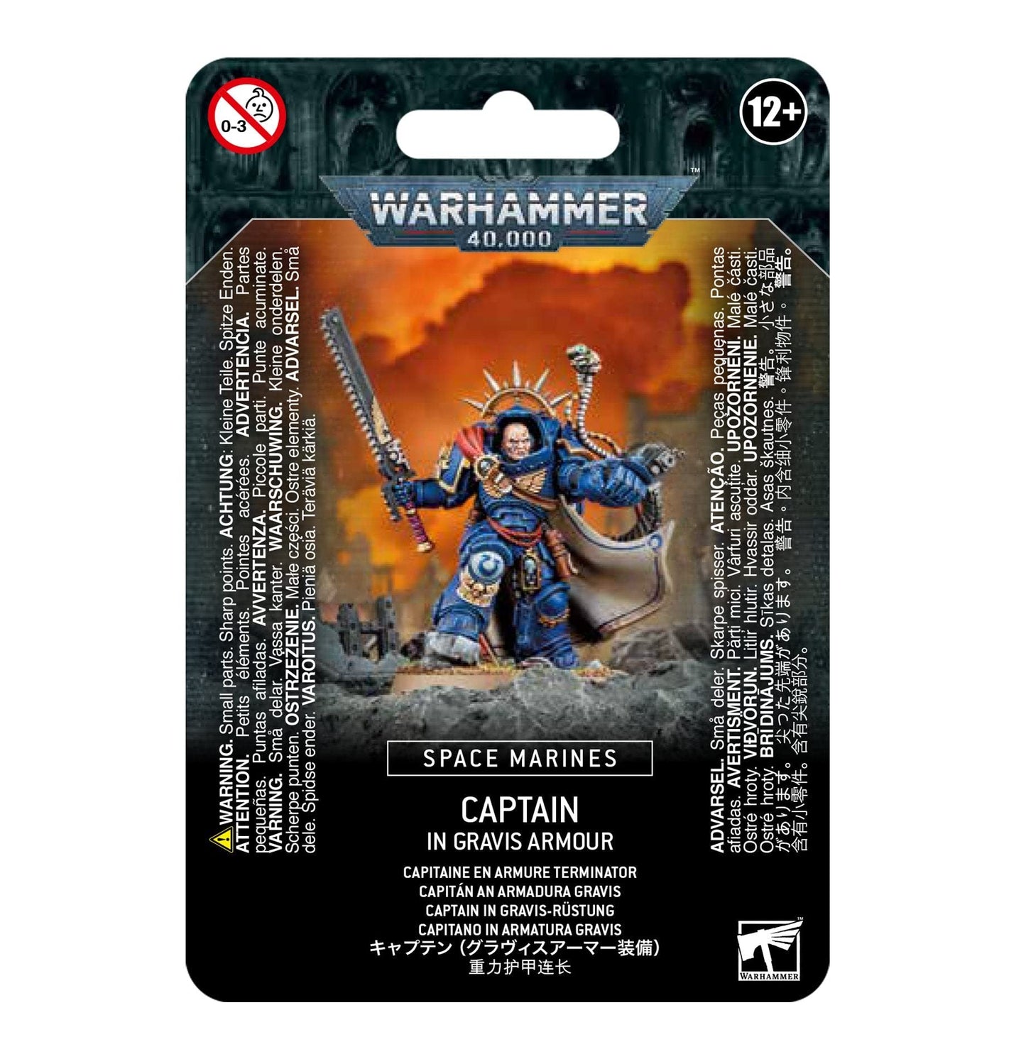 Games Workshop - Warhammer 40K - Space Marines Captain in Gravis Armour