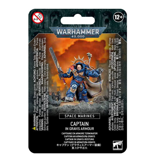 Games Workshop - Warhammer 40K - Space Marines Captain in Gravis Armour
