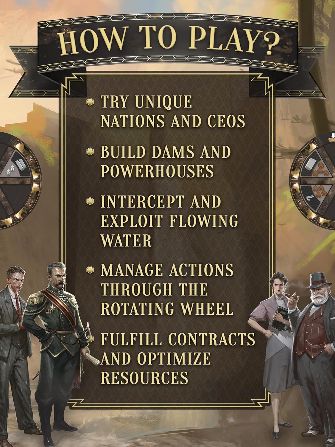 CrowD Games | Barrage: Base Game | 1-4 Players | Ages 14 and up | Strategy Board Game | Worker Placement | Engine Building | Network and Route Building | 60-120 min Playtime