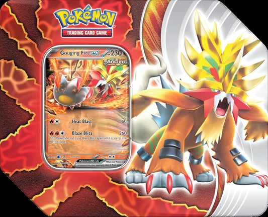 Pokemon TCG: Paradox Destinies Tin - Gouging Fire EX