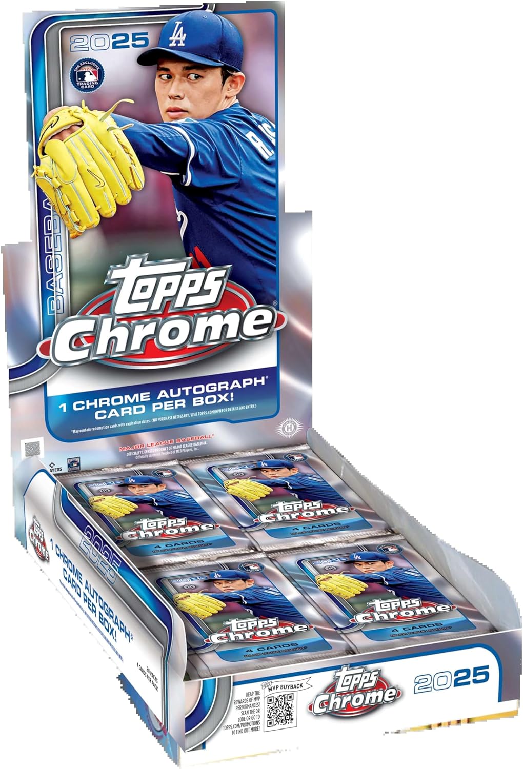 2025-26 Topps Chrome MLB Baseball Hobby Box