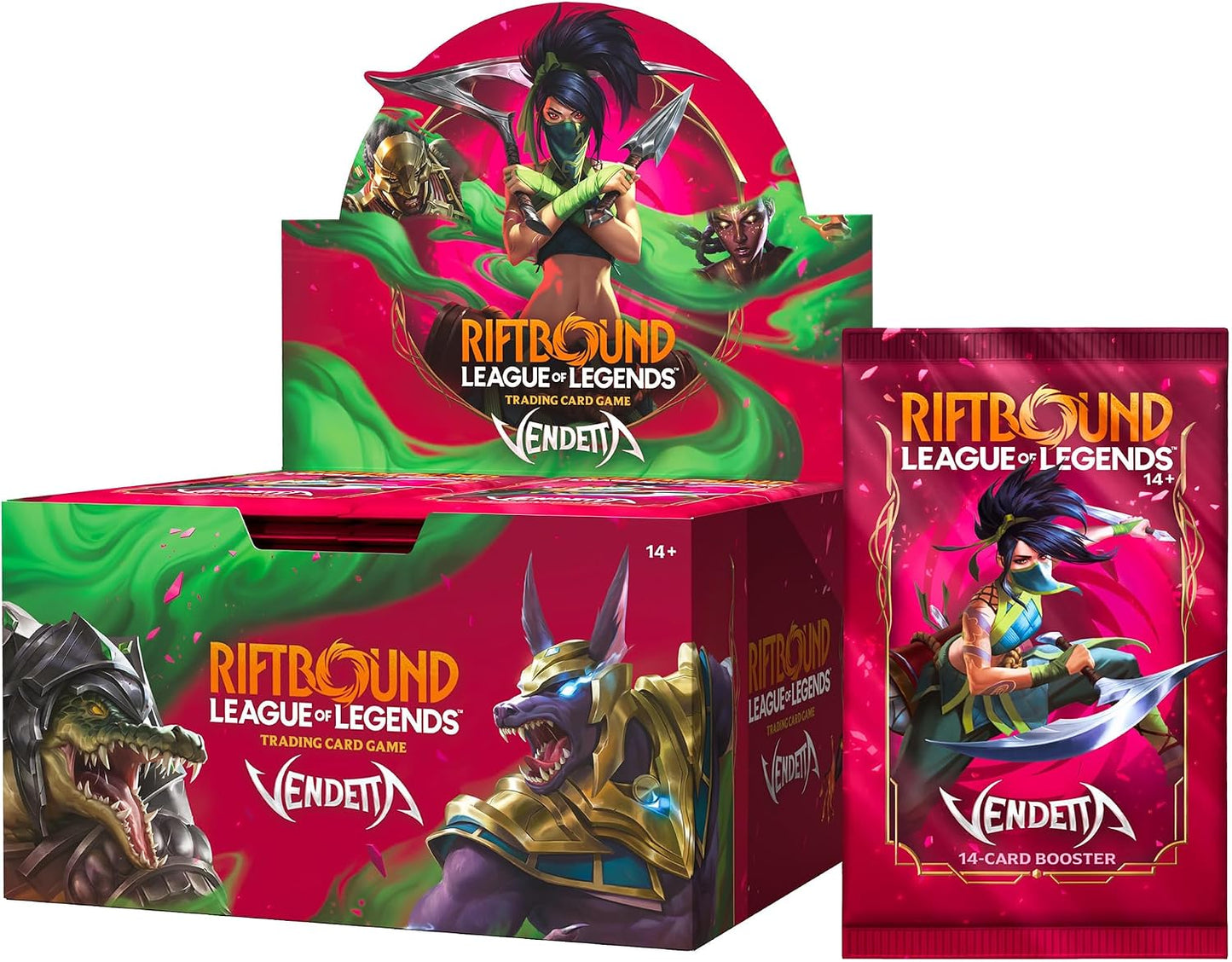 Riftbound: League of Legends TCG Vendetta Booster Display - 24 Packs - Presale Ships 07/31/2026