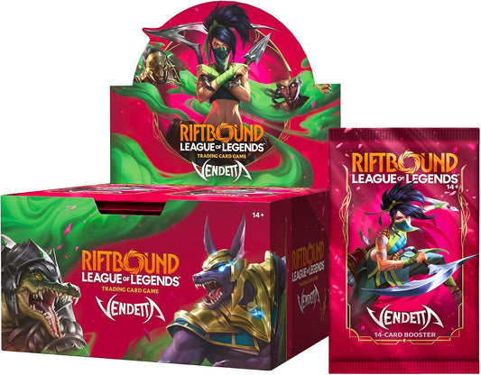 Riftbound: League of Legends TCG Vendetta Booster Display - 24 Packs - Presale Ships 07/31/2026