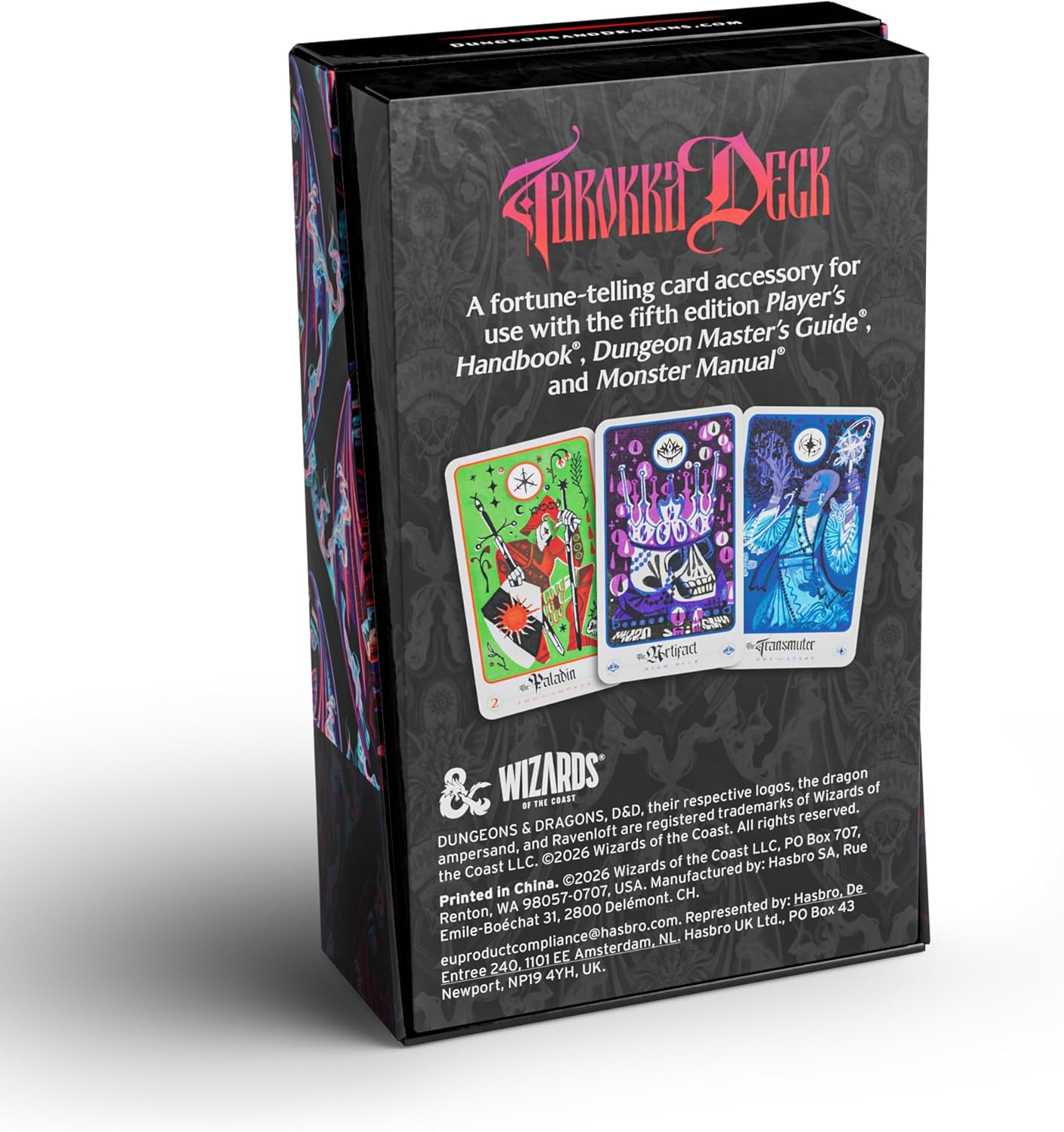 Dungeons & Dragons Ravenloft: Tarokka Deck (2026 Updated Deck) | D&D Accessories