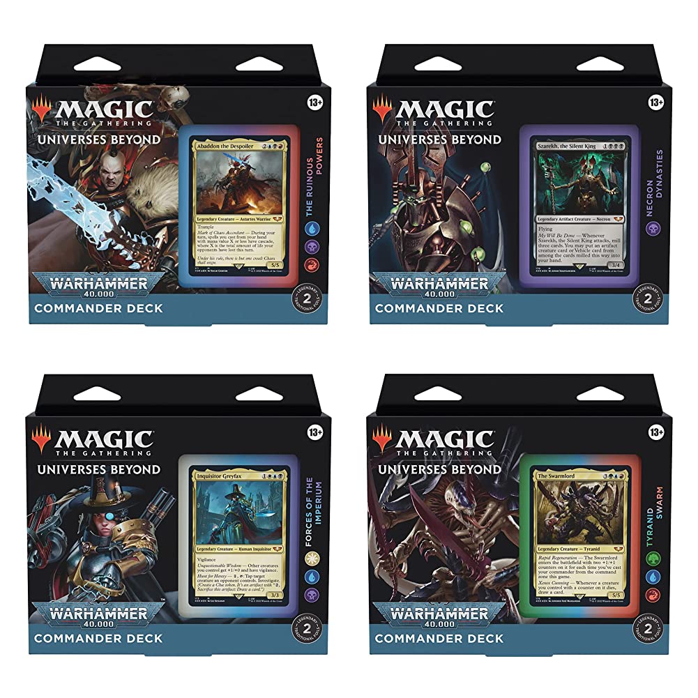 Magic: The Gathering Universes Beyond Warhammer 40,000 Commander Deck Collectors Emporium NY Magic: The Gathering Universes Beyond Warhammer 40,000 Commander Deck Collectors Emporium NY