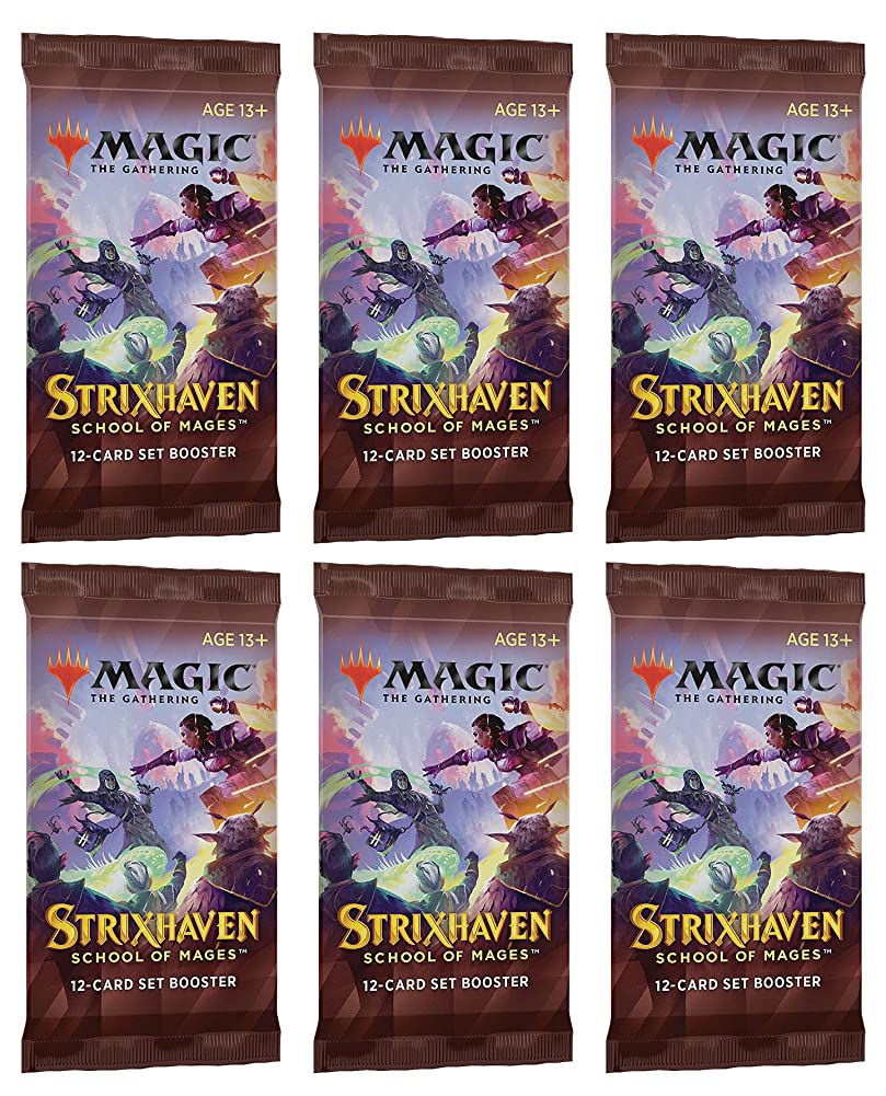 6 Packs Magic: The Gathering Set Booster Pack Lot MTG Strixhaven