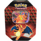 Pokemon SM11.5 Hidden Fates Gx Tin- Charizard + 1 of 3 Foil Pokemon-GX Cards + 4 Booster Pack, Multicolor