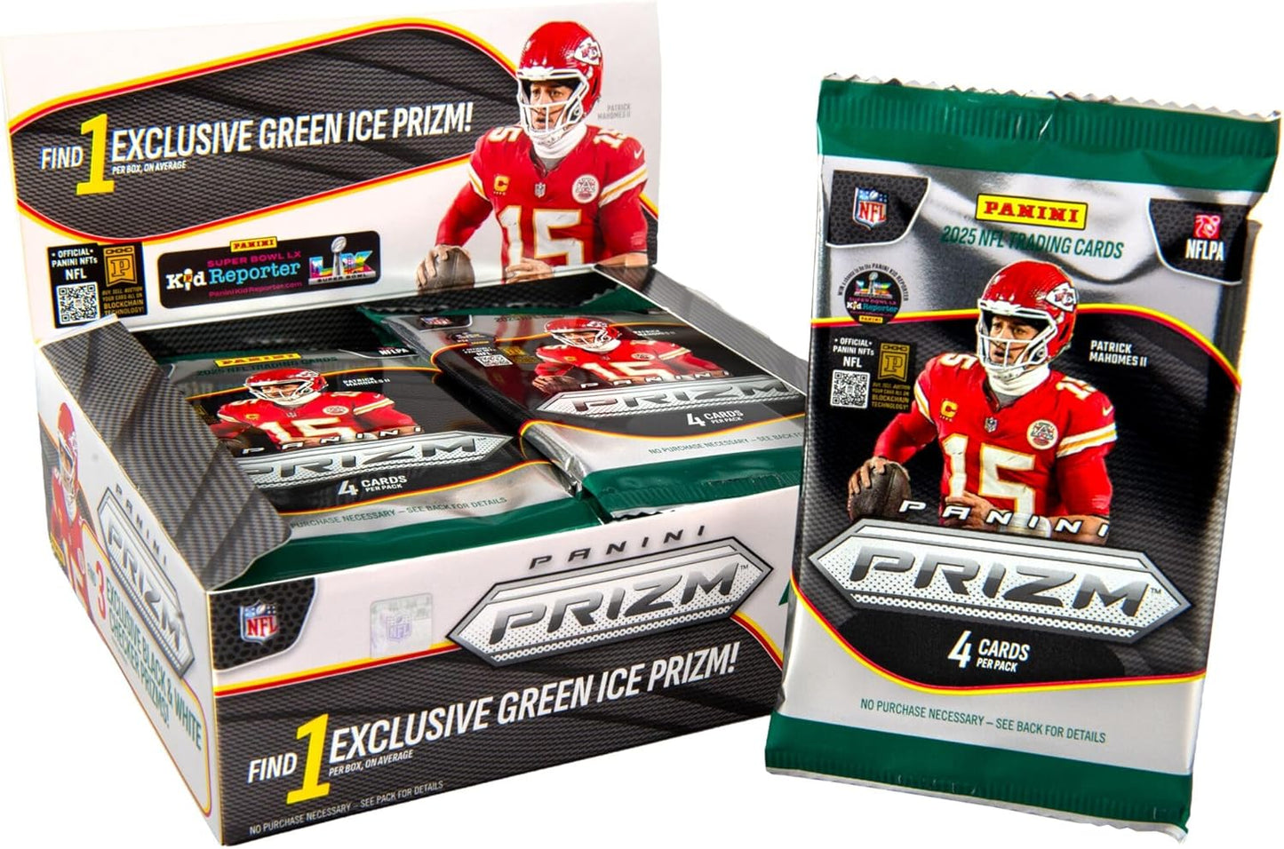 2025 Panini PRIZM Football Trading Cards Retail Box