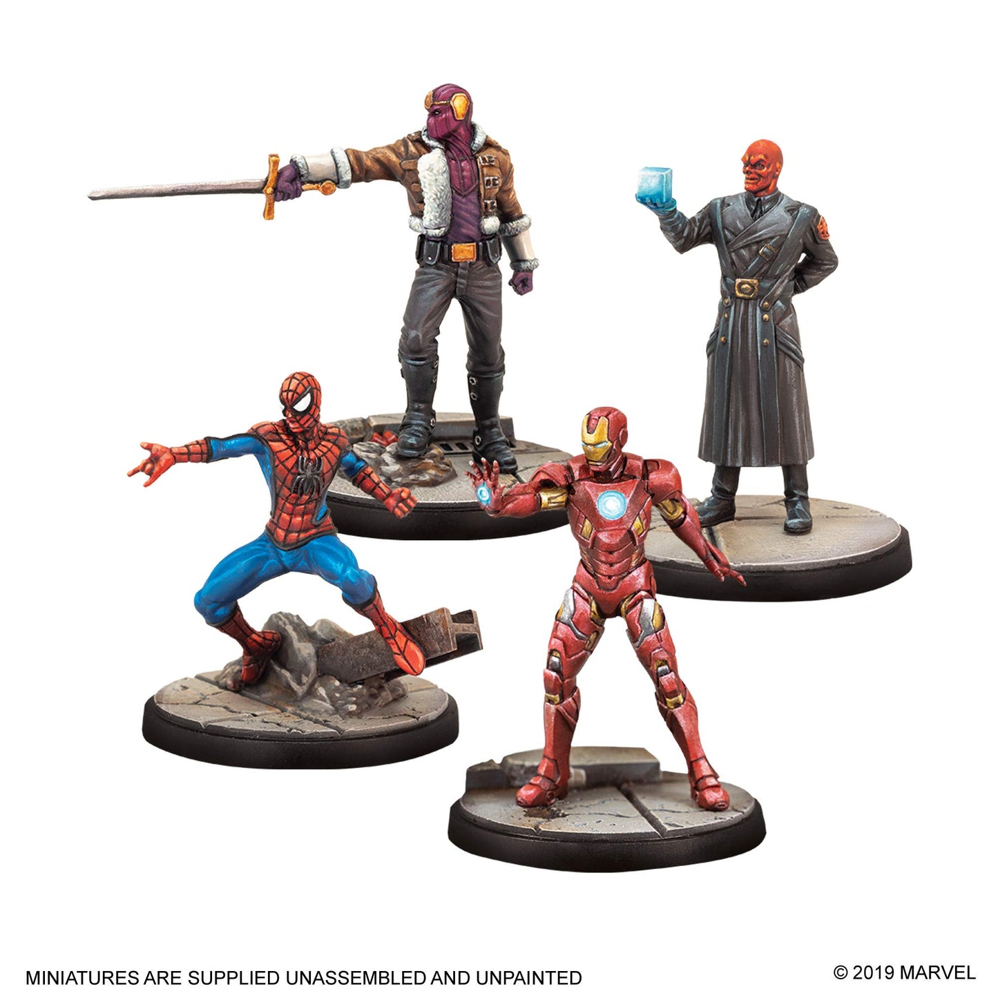 Marvel Crisis Protocol Core Set | Miniatures Battle Game | Strategy Game for Adults and Teens | Ages 14+ | 2 Players | Average Playtime 90 Minutes | Made by Atomic Mass Games