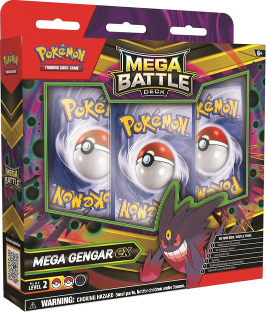 Pokemon TCG: Mega Battle Deck - Mega Gengar ex - Presale Ships 11/14/2025