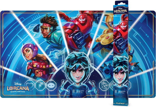 Ravensburger Disney Lorcana TCG: Archazia's Island Playmat Featuring Big Hero 6 - We Could Be Immortals | Protects Cards | Versatile Game, Desk, or Mouse Pad | Durable Non-Slip Surface | Ages 8+ - Presale Ships 03/21/2025