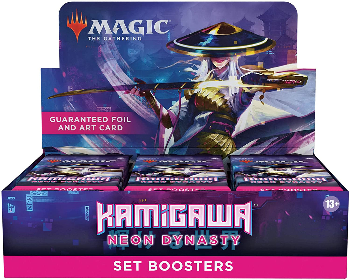 Magic: The Gathering Set Booster Box Case - Kamigawa: Neon Dynasty (Case of 6)