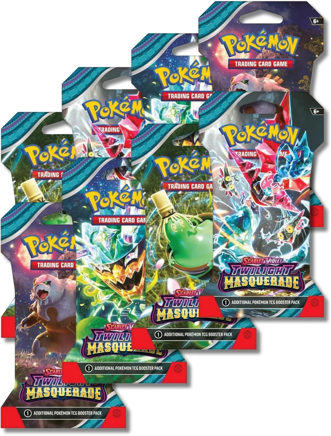 Pokemon Twilight Masquerade Sleeved Booster Packs (8 PACKS)