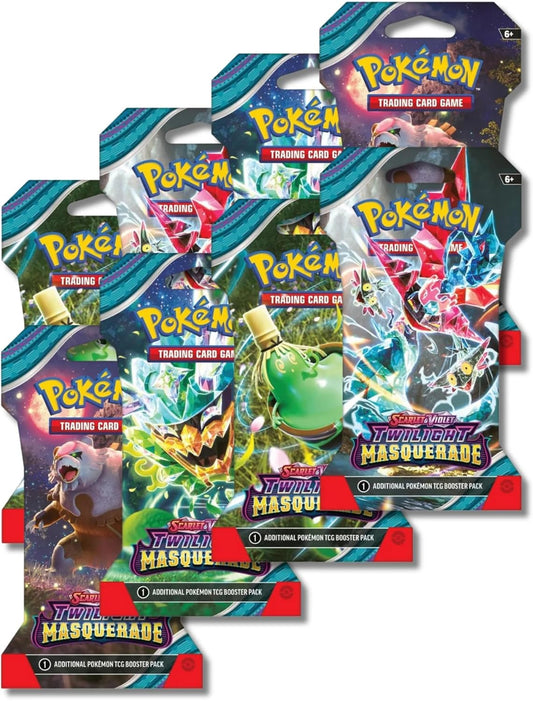 Pokemon Twilight Masquerade Sleeved Booster Packs (8 PACKS)