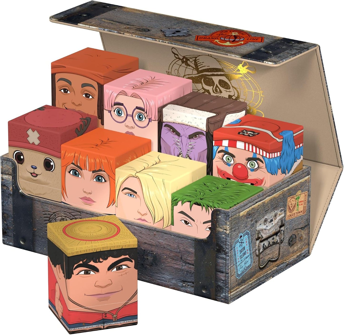 Ultimate Guard - Squaroes - Arkhive 800+ - One Piece - Collectors Case - Wooden Chest