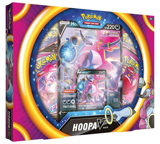 Pokemon TCG: Hoopa V Box - 4 Packs, Promo Cards