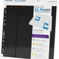 Ultimate Guard 24 Pocket Pocket QuadRow Pages - Black (10 Pages)