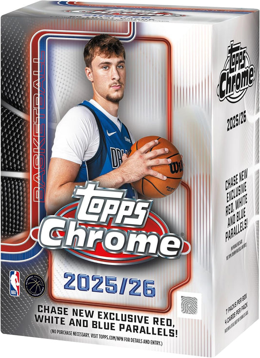 Topps 2025-26 Chrome Basketball Value Blaster Box