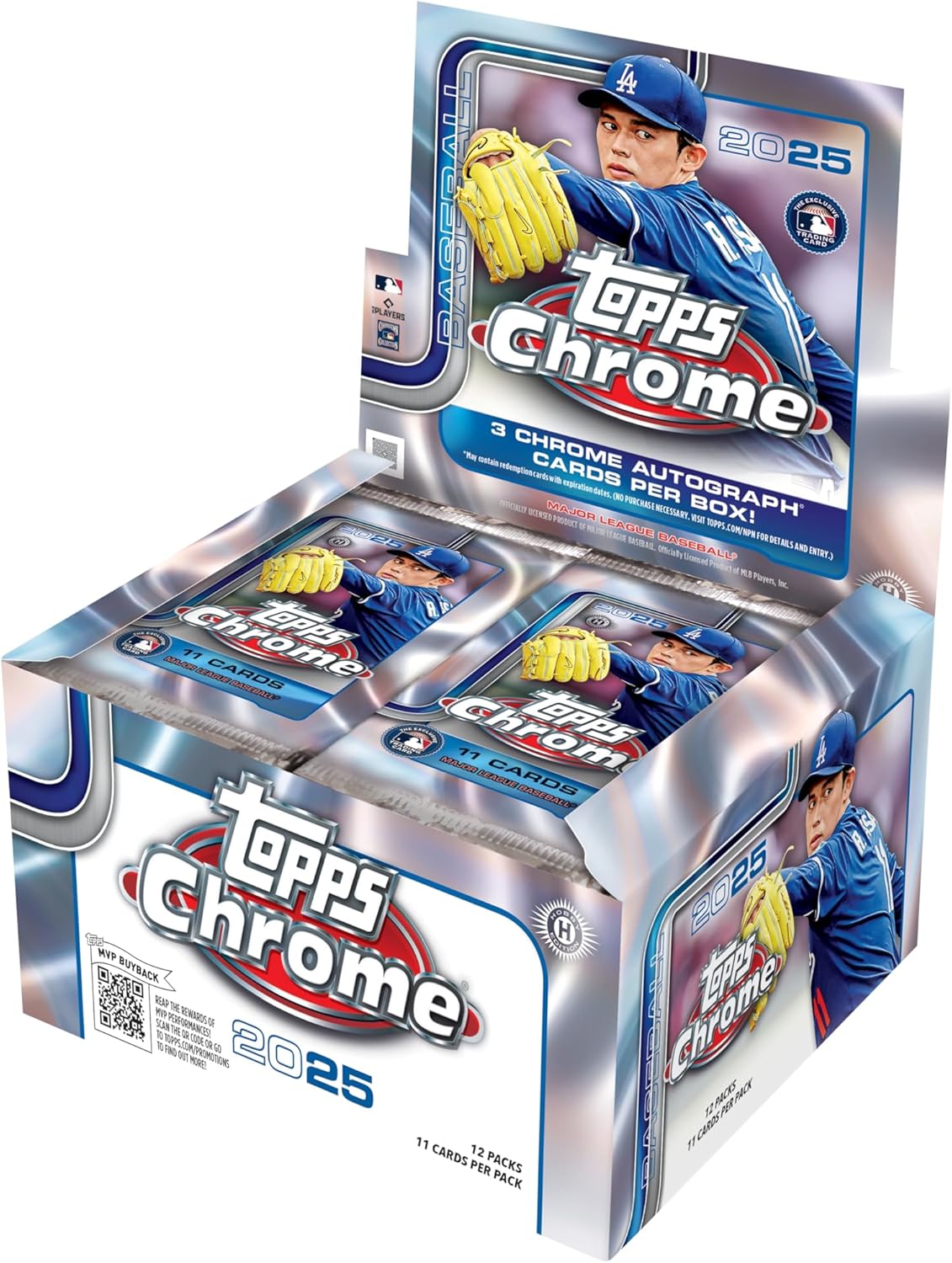 2025 Topps Chrome Baseball Hobby Jumbo Box