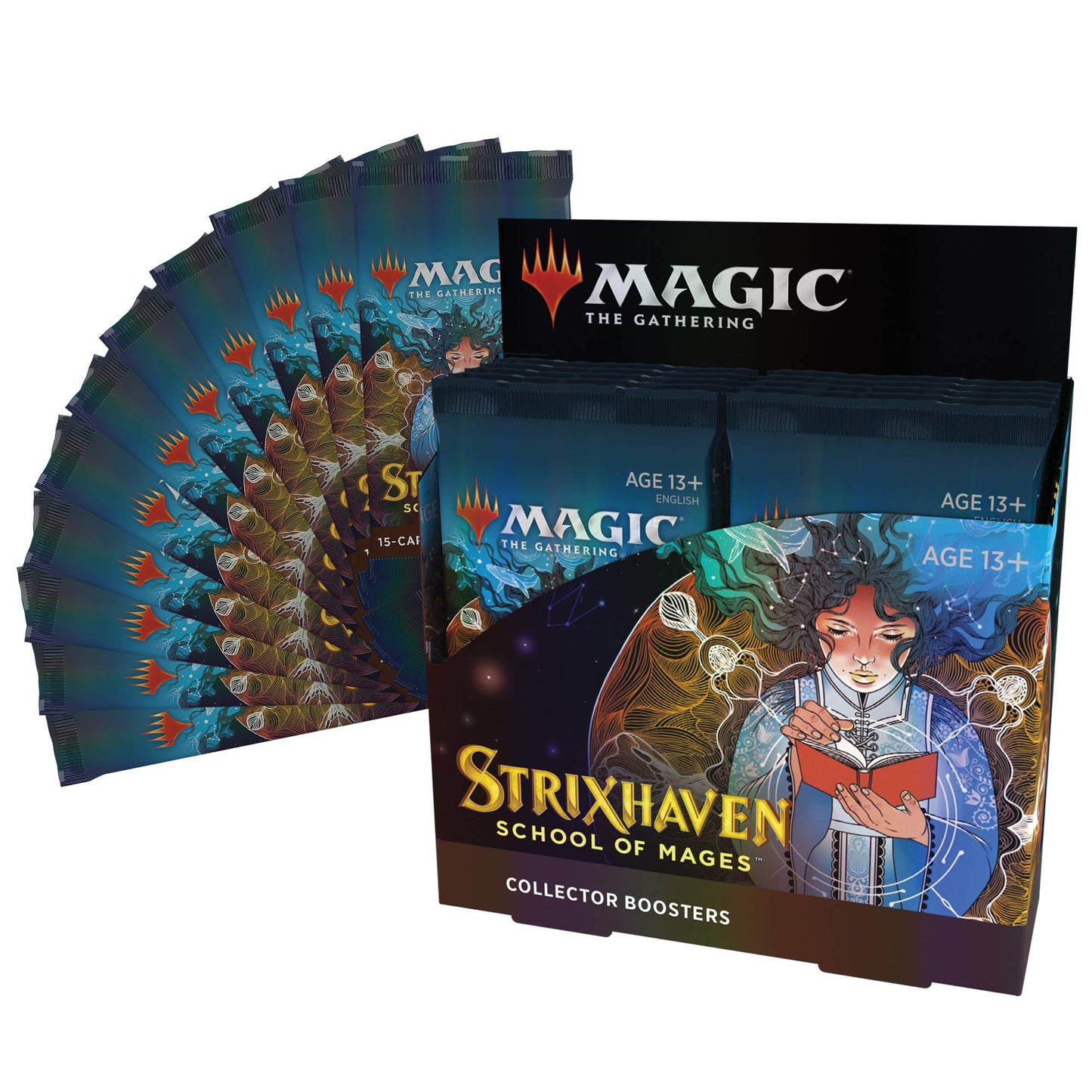 Magic The Gathering Strixhaven Collector Booster Box | 12 Packs (180 Magic Cards) - Retail