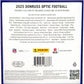 Panini 2025 Donruss Optic Football Trading Card Mega Box [6 Packs, Blue Hyper Parallels]