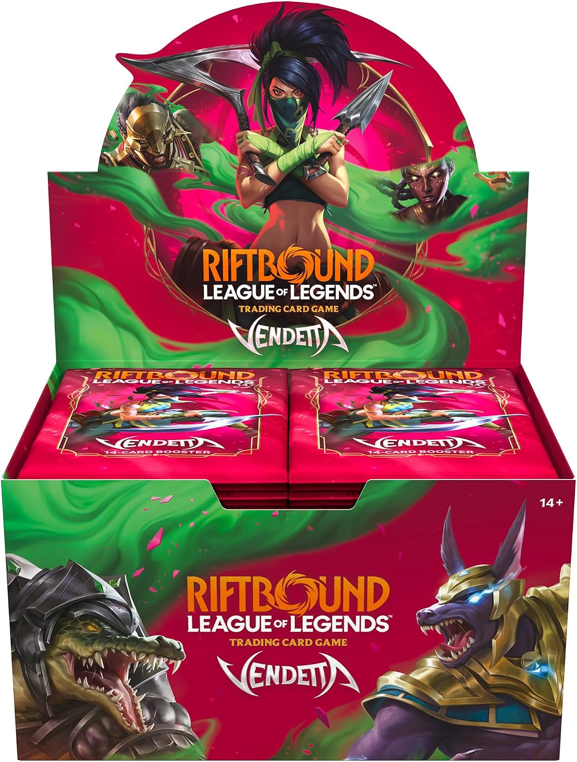 Riftbound: League of Legends TCG Vendetta Booster Display - 24 Packs - Presale Ships 07/31/2026