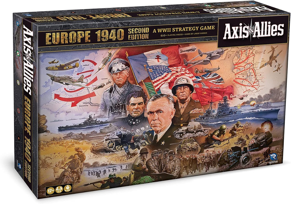 Renegade Game Studios Axis & Allies: 1940 Europe Second Edition Strategy Board Game – 2–5 Players, Ages 12+, World War II Miniatures Game
