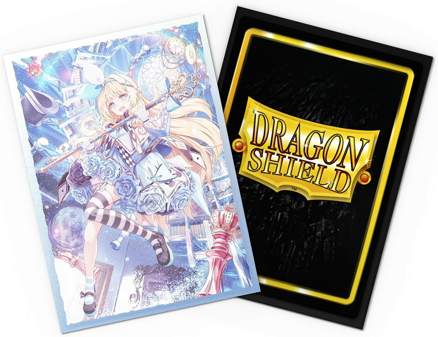 Dragon Shield | Grand Archive Matte Art Sleeves | 100 CT - Smooth & Tough Premium TCG Sleeves | Compatible with Pokemon, One Piece & Magic The Gathering | Alice, Golden Queen