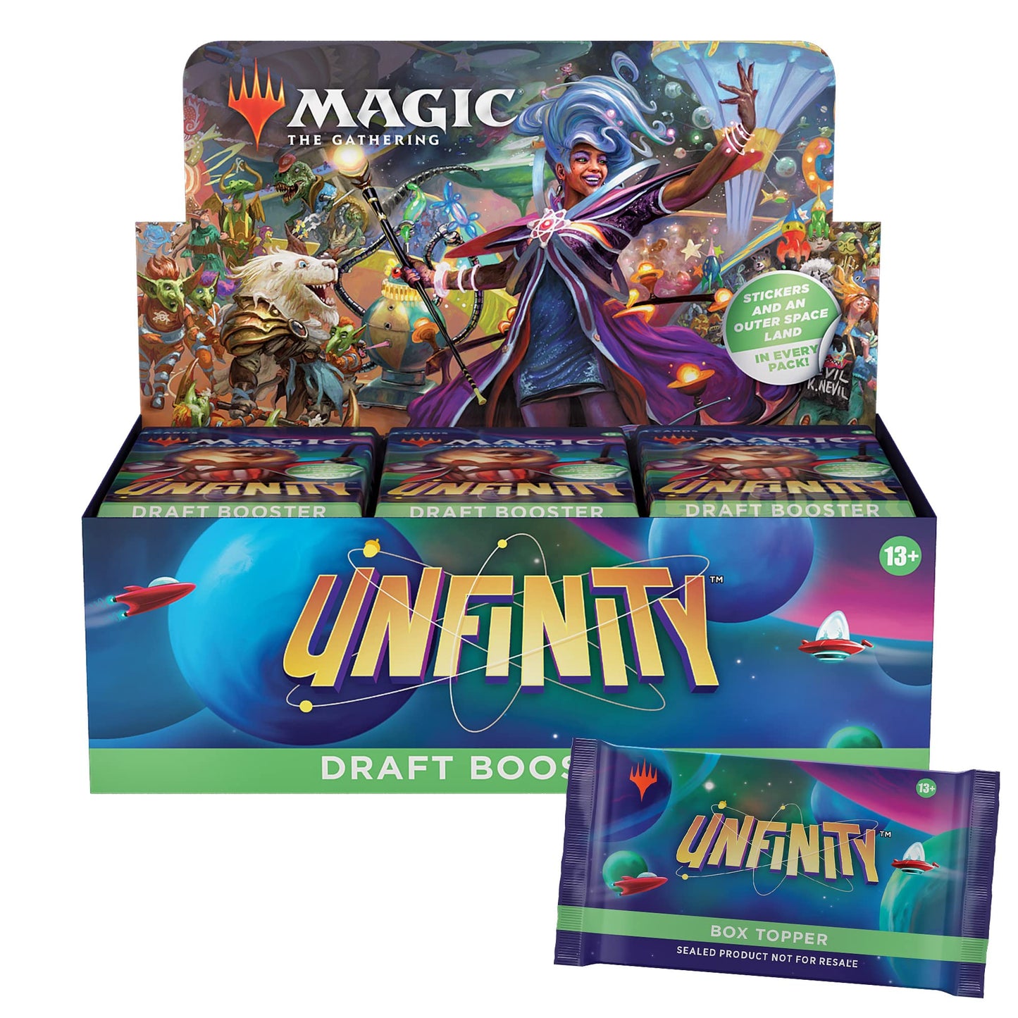 Magic: The Gathering Unfinity Draft Booster Box | 36 Packs + Box Topper (505 Magic Cards)