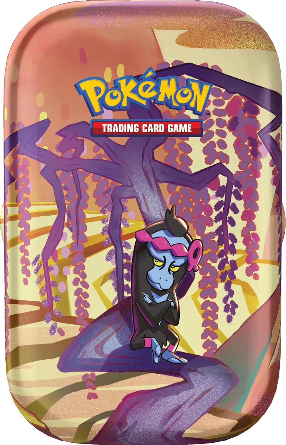 Pokémon TCG: Scarlet & Violet—Shrouded Fable Mini Tin – Munkidori (2 Booster Packs & 1 Sticker Sheet)