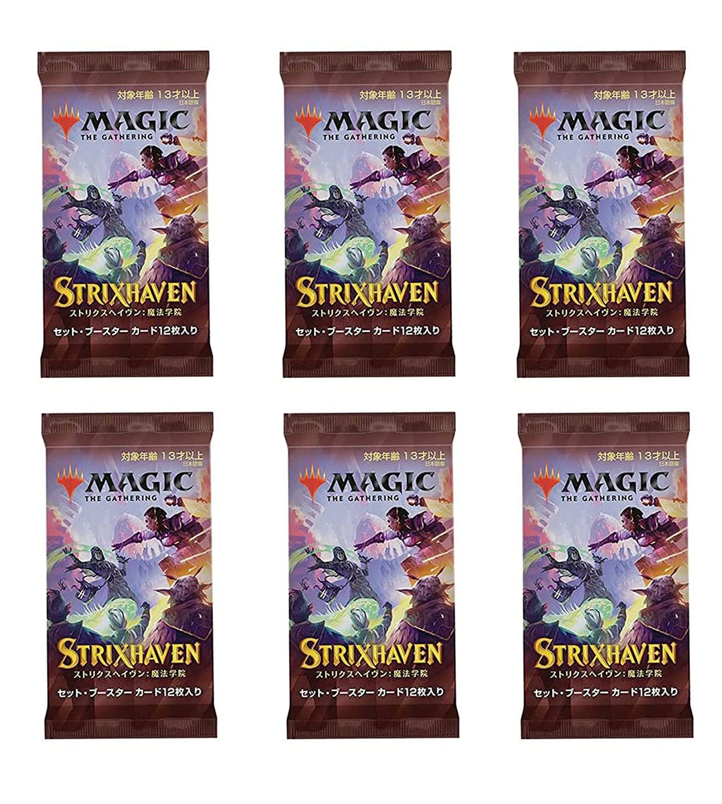 6 Packs MTG Set Booster Pack Lot MTG Strixhaven Japanese