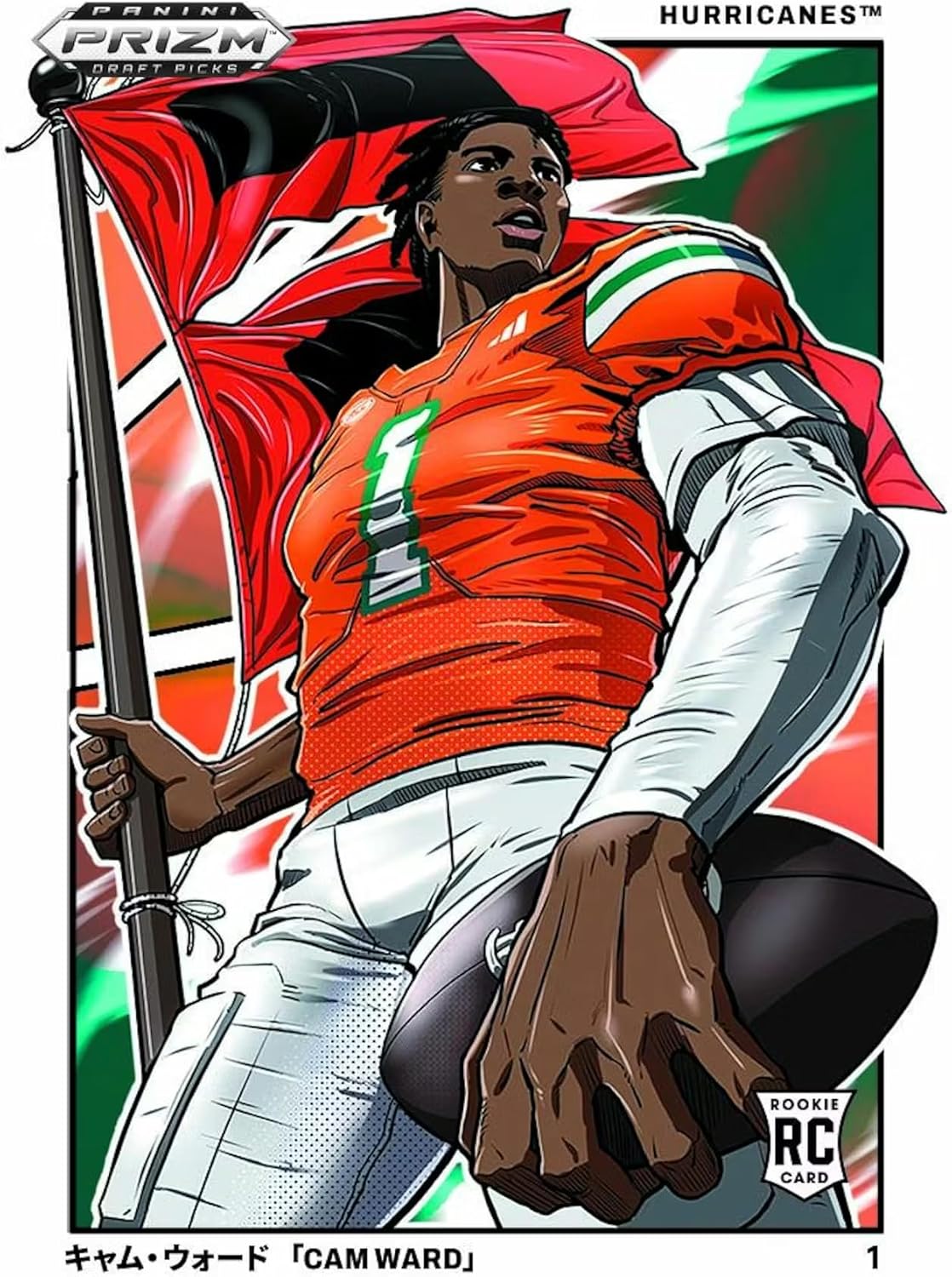 Panini 2025 Prizm Draft Picks Football Hobby Trading Card Box (Four Autographs Per Box!)