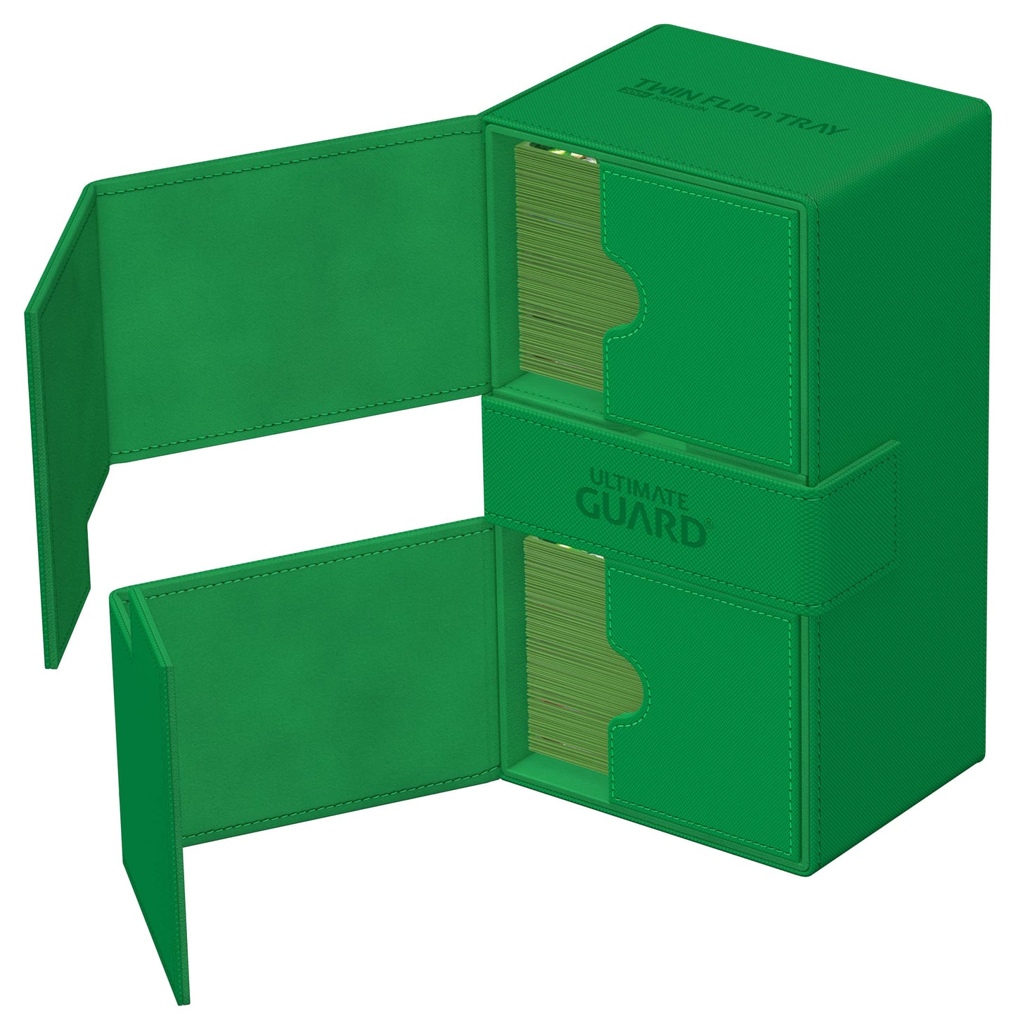 Ultimate Guard Twin Flip`n`Tray 200+ Monocolor Green