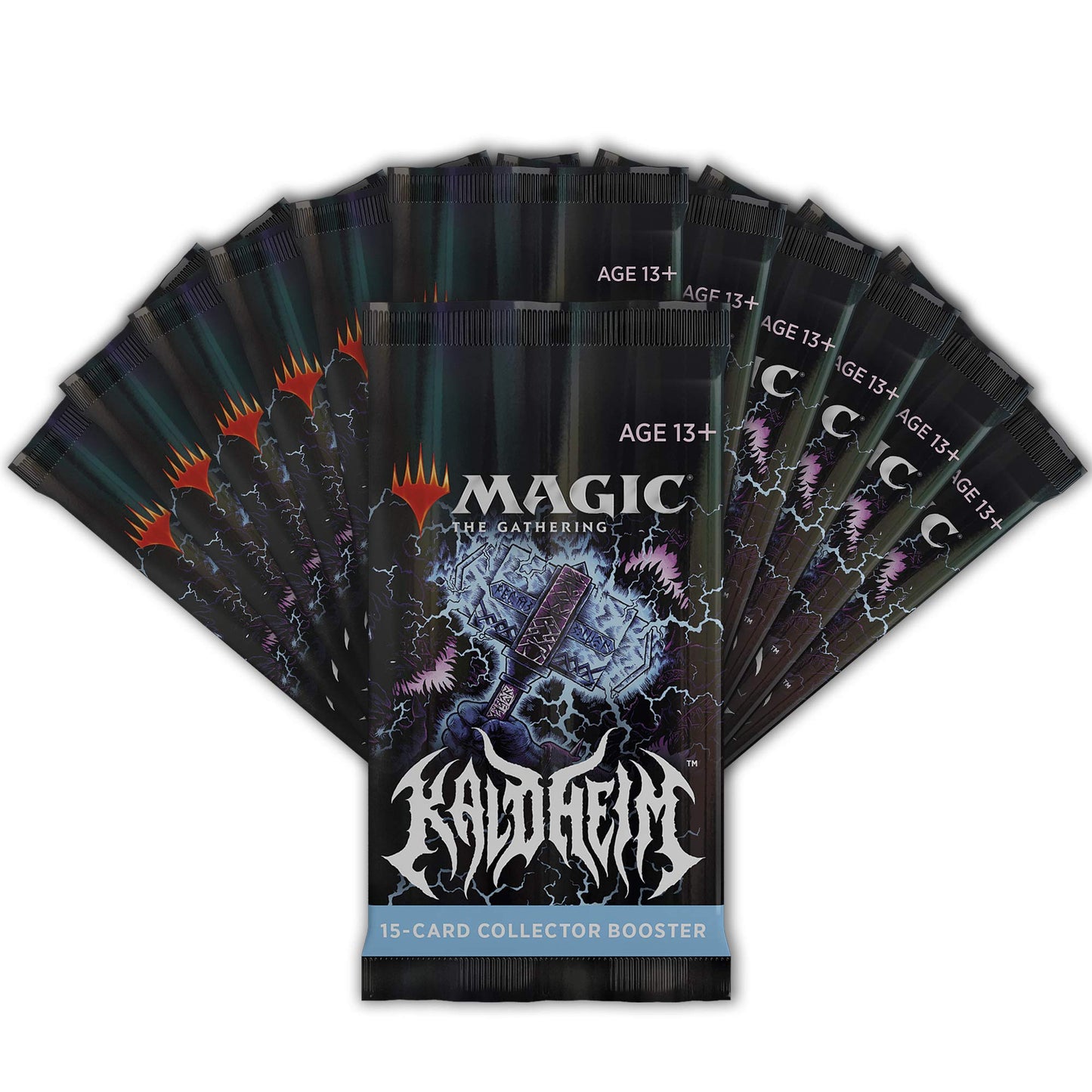 Magic The Gathering Kaldheim Collector Booster Box | 12 Packs (180 Magic Cards)