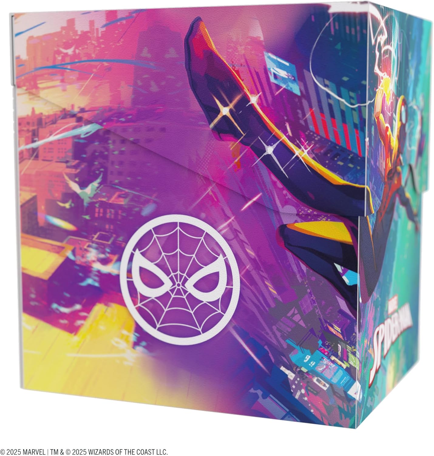 Gamegenic Magic: The Gathering Marvel's Spider-Man SOFT CRATE - 80+ Spider-Man/Spider-Gwen Design, 2-in-1 Deck Box with Integrated Token Box, Holds 80 Double-Sleeved or 100 Single-Sleeved Cards