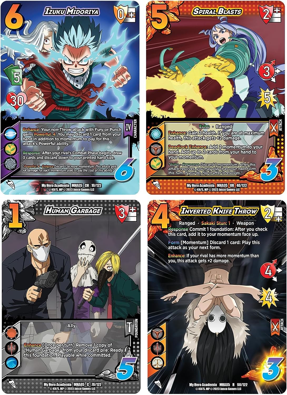 My Hero Academia Collectible Card Game Series 5: Undaunted Raid Booster Display - Contains 24 Expansion Packs of 11-Cards, Trading Card Game