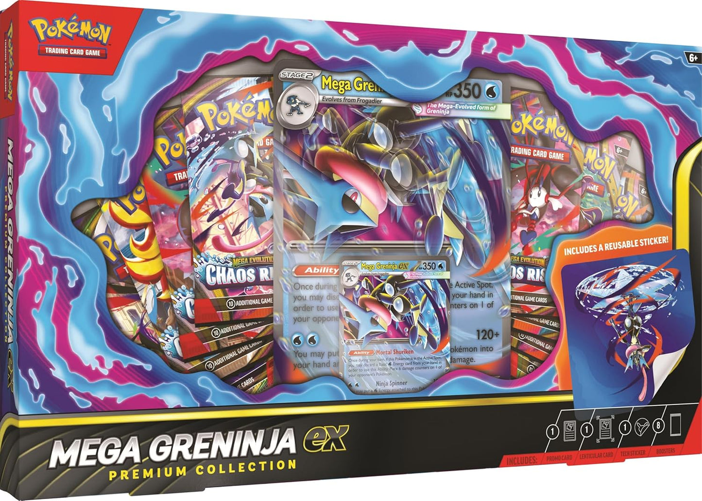 Pokemon TCG: Mega Greninja ex Premium Collection - Presale Ships 07/03/2026