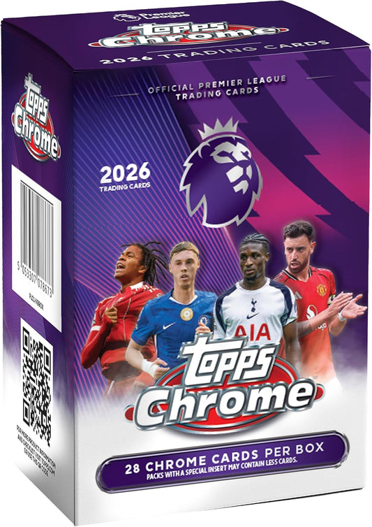 2026 Topps Chrome Premier League Soccer Value Blaster Box