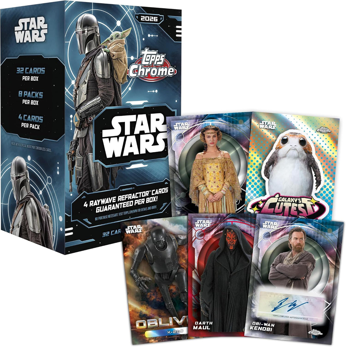 2026 Topps Chrome Star Wars Value Blaster Box