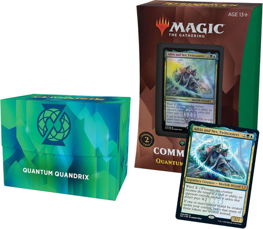 Magic The Gathering Strixhaven Commander Deck – Quantum Quandrix (Blue-Green)