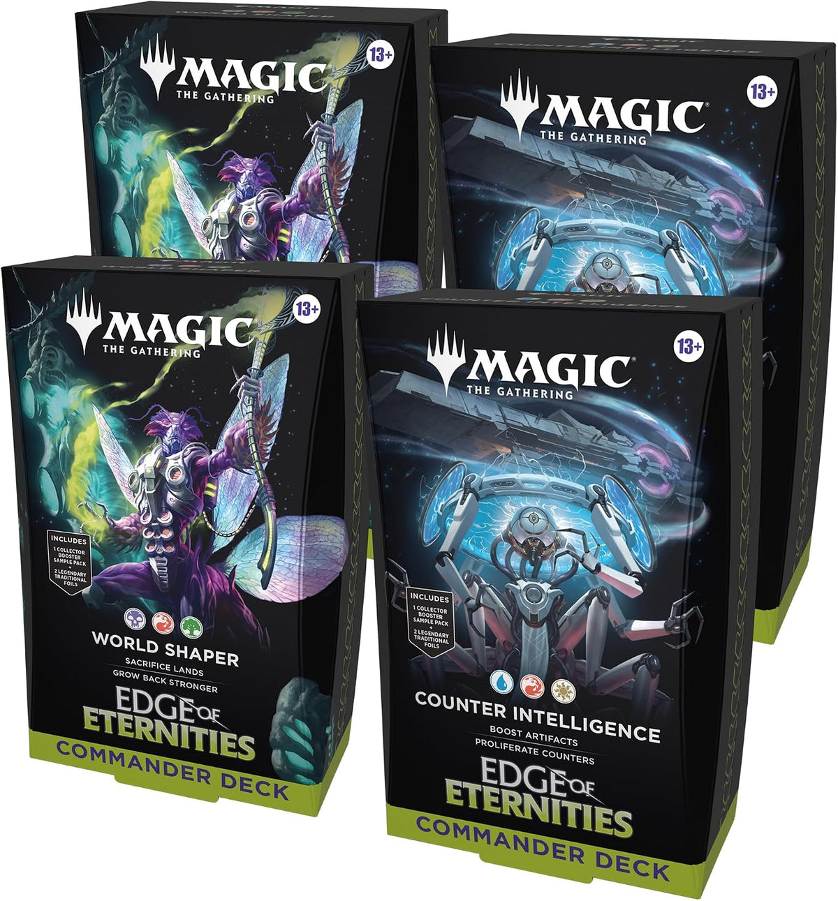 Counterintelligence Collection Magic: The Gathering Edge of Eternities Commmander Deck Bundle - 2 of ...