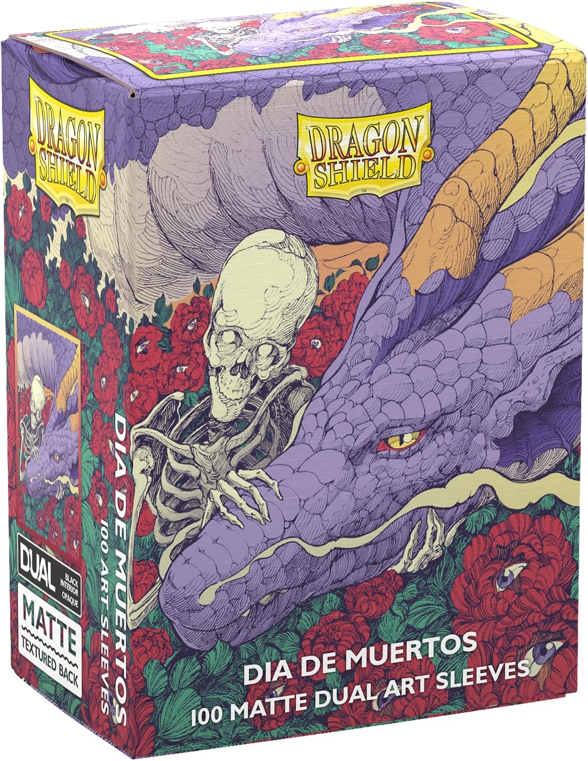 Dragon Shield | Matte Dual Art Sleeves | Dia De Muertos 2026 | 100 CT - Smooth & Tough Premium TCG Sleeves | Compatible with Pokemon, One Piece & Magic the Gathering